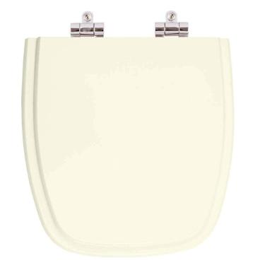 Imagem de Assento Sanitário Poliester Soft Close City Pergamon (Bege Claro) para vaso Celite