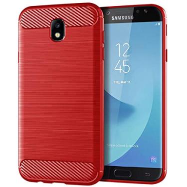 Imagem de Capa para Samsung Galaxy J7 Pro, sensação macia, proteção total, anti-arranhões e impressões digitais + capa de celular resistente a arranhões para Samsung Galaxy J7 Pro