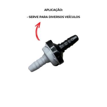 Imagem de Válvula Hidrovacuo 180º Graus para Tubo Diâmetro 9 x 9 mm  - Broglipla