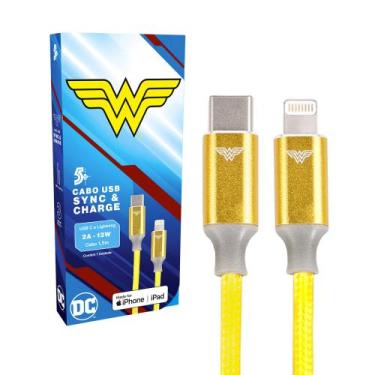 Imagem de Cabo Turbo para carregador 1,5m USB-C Lightning MFI - DC  - 5+, DC MOB