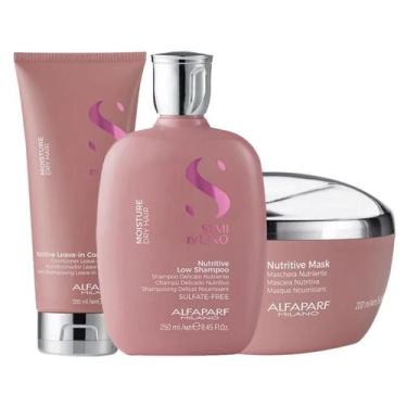 Imagem de Kit Moisture Shampoo, Condicionador e Máscara  - Alfaparf Milano