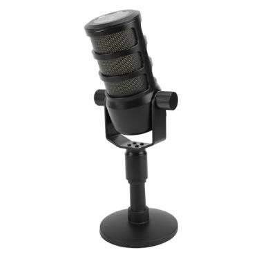 Imagem de Microfone Condensador USB, Som Estéreo HIFI Microfone para Jogos de Computador para PC Com Luzes RGB e Controle de Volume Tipo C de Carregamento Microfone Dinâmico de Podcast