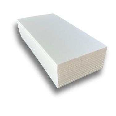 Imagem de 50 PLACAS DE ISOPOR ANTICHAMAS COM 10MM (1 CM) DE ESPESSURA - 100x50x1 CM - PARA FORRO, ISOLAMENTO ACÚSTICO.