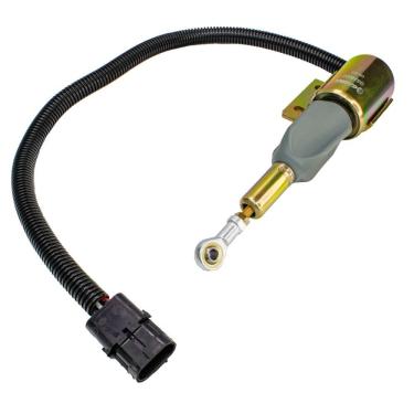 Imagem de Válvula Solenoide De Parada Motor Cummins 6BT Komatsu WA180 PC200 Fiat Allis RG170 FG20024V 3 Pinos - GAUSS - GS22020