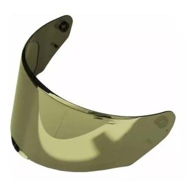 Imagem de Viseira Dourada Espelhada Capacete Ls2 Ff320 FF353 Polivisor