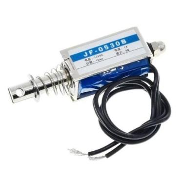 Imagem de Mini atuador solenoide jf-0530b - 12 volts