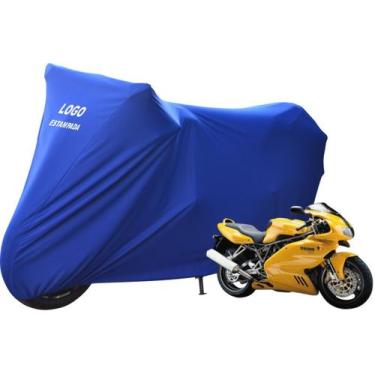 Imagem de Capa Cobrir Moto Ducati Super Sport 900 SS Com Logo - Mz, Azul