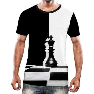 Imagem de Camisa Camiseta Jogo Tabuleiro Xadrez Rei Torre Rainha HD 2 - Enjoy Sh