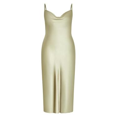 Imagem de City Chic Vestido Plus Size Selena MIDI no inverno PEAR, Pera de inverno, 46