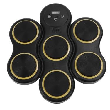 Imagem de Máquina de Boxe Musical Velocidade Ajustável Temporizador de Alívio de Estresse Gravação Montada na Parede Alvo de Treino de Boxe Eletrônico Com Luvas Casa Interna (Preto)