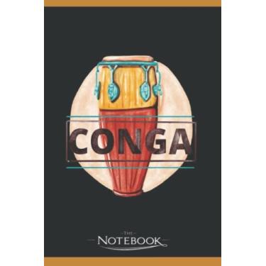 Imagem de Conga drums 1 Notebook: Perfect Gifts For Loved one| Notebook, Note Pad, Notes, Birthday Present Gift 120 Lined Pages 6 x 9 Inch 120 Lined Notes
