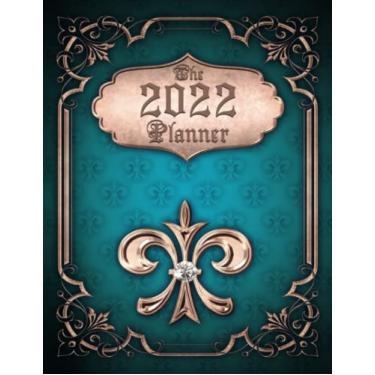 Imagem de 2022 Weekly and Monthly Planner: A Year Planner Calendar Schedule Organizer January 2022 to December 2022 (12 Months) with Tab Includes Contacts, Passwords, and Notes - Pine Green Classic book Design