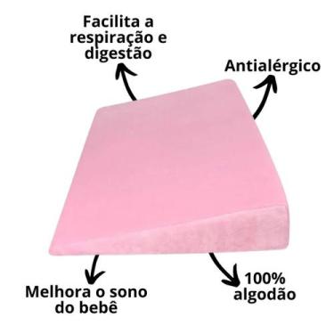 Imagem de Travesseiro rampa de bebe antirrefluxo gravida recem nascido - MBBIMPO