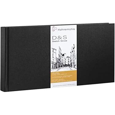 Imagem de Desenho D&S Sketch Book 140 g/m², preto, A5, paisagem, 80 fls