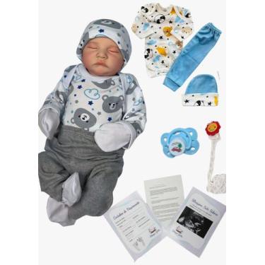 Imagem de Bebê reborn menino realista silicone - Casa só reborn