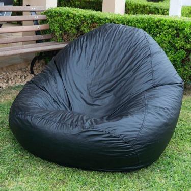 Imagem de Puff Fofão 72cmx115cmx80cm Corino Siena Móveis Preto