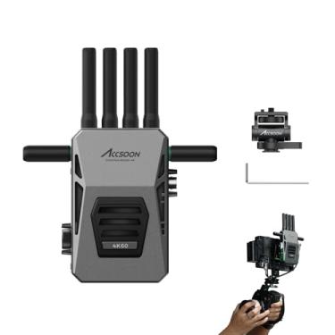 Imagem de Accsoon Sistema de transmissão de vídeo sem fio CineView Master 4K, receptor de vídeo HDMI 4K60/1080p60, 2,4+5+6GHz Tri-Band 2,500 m Alcance 25ms Lantency-One Receiver