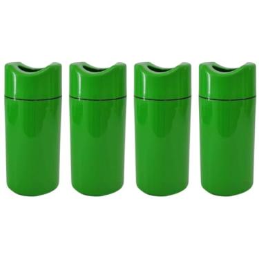 Imagem de Kit 4 Porta Garrafa Térmico 600ml - Camisinha para Cerveja - Isopor para Cerveja | Bar | Restaurante | Lanchonete (Verde)