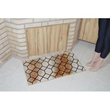 Imagem de Capacho Marbella Elite Champagne Vinay 050x090 cm - RAYZA Tapetes e Li