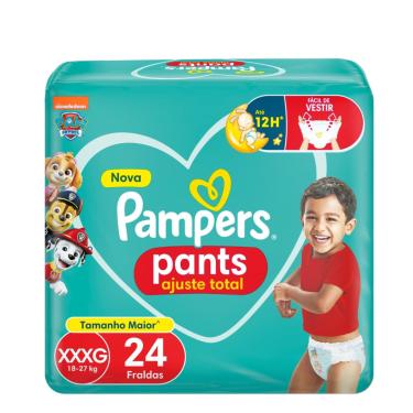 Imagem de Fralda Pampers Pants Ajuste Total XXXG 24 Unidades
