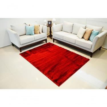 Imagem de Passadeira Life Confort Shaggy 50mm Red 066x230 Cm
