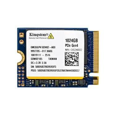 Imagem de Kingston SSD M.2 2230 PCIe Gen 4.0x4 NVMe OM3SGP41024K2-A00 de 1 TB compatível com mini PCs Steam Deck Surface Ally de até 7000 MB/s