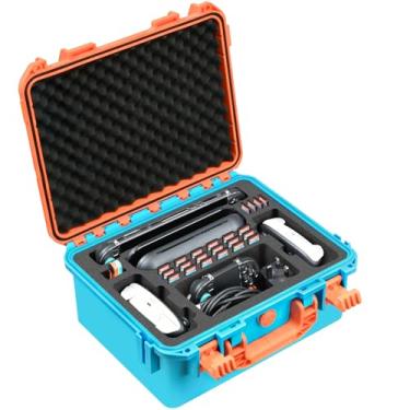 Imagem de GAMES Hard Carrying Case Professional Deluxe IP67 Waterproof for Nintendo Switch 2-Blue and Pink