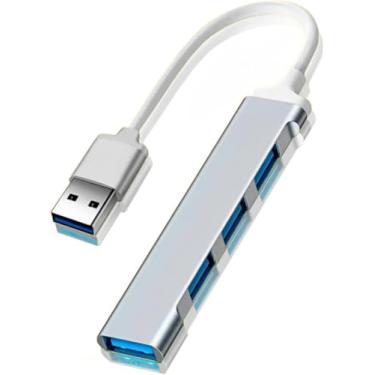 Imagem de Hub USB 3.0 4 Portas 5 Gbps de trasmissao de dados Notebook e Computador Extensor Expansor de porta USB Multiportas