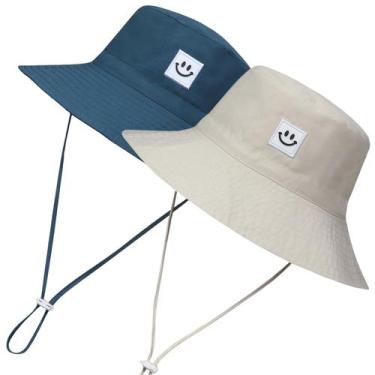 Imagem de Chapéus de sol para bebês, 55 cubos, 0 a 6 meses, UPF 50+, pacote com 