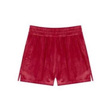 Imagem de Short Curto Com Cintura Alta E Cós Elástico Em Plush Move-Feminino