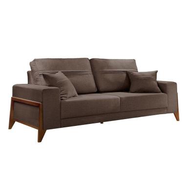 Imagem de Sofá 3 Lugares Living M-130 Veludo Martins Marrom