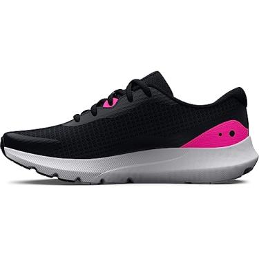 Imagem de Under Armour Tênis de corrida feminino Surge 3, (004) Preto/Preto/Rosa Rebelde, 41