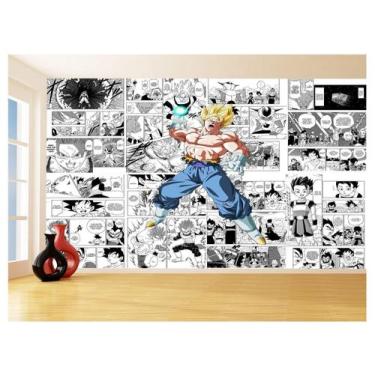 Imagem de Papel De Parede Dragon Ball Goku Vegetto Anime 3,5M Dbz722 - Você Deco