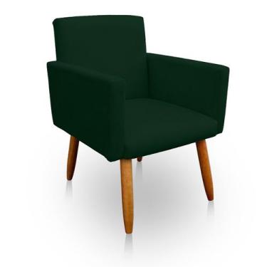 Imagem de Poltrona Decorativa Nina para Sala e Quarto Suede - LH Decor - Los Her