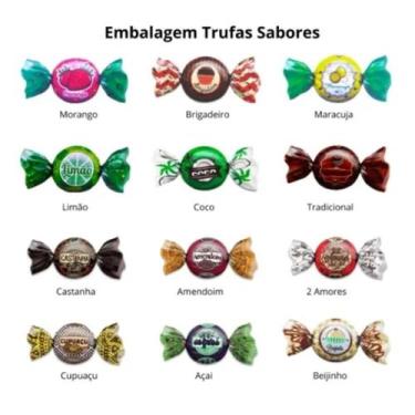 Imagem de Embalagens Para Trufas e Bombons Sabores 15x16cm 100 Unidades - LUCKY 
