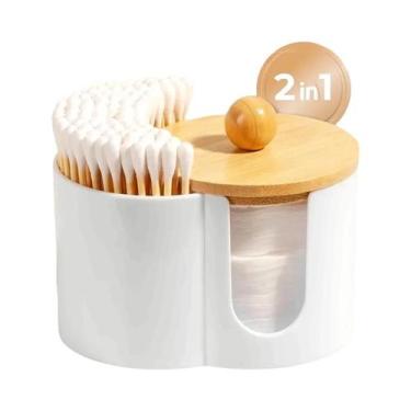 Imagem de Caixa Organizadora De Algodão Redonda Portátil E Durável Para Pó De Ma