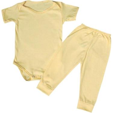 Imagem de Roupa De Bebe Body Mijão Amarelo Bebê - Del France, G
