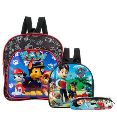 Imagem de Kit Mochila Escolar Patrulha Canina Skye e Marshal Costas - TOYS 2U