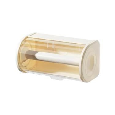 Imagem de CFGH6FDF Suporte de rolo de papel de cozinha, caixa de armazenamento de lenços, suporte de rolo de cozinha, embaixo do armário, suporte de papel montado na parede para casa, cozinha, banheiro, cozinha