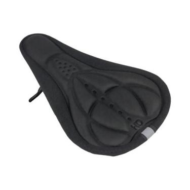 Imagem de Capa De Selim De Bicicleta Com Almofada Larga De Gel 3D Confortável E 