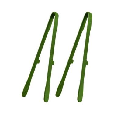 Imagem de Pinças De Silicone Pretas Antiderrapantes Para Alimentos, 2 Peças, Ute