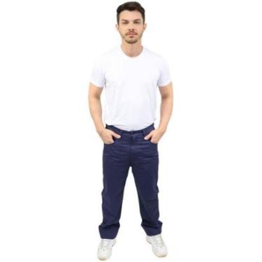 Imagem de Calça Masculina em Brim cós 1/2 Elástico-Masculino