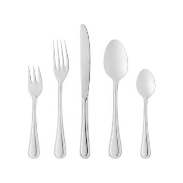 Imagem de Faqueiro Avalon Wolff 30 Peças Aço Inox Luxo Jantar, Inox, 30 Peças