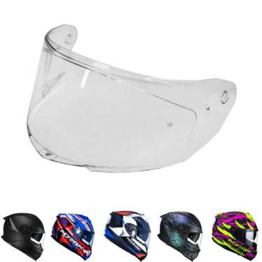 Imagem de Viseira Antirrisco Capacete Norisk Strada Injetada 2.2mm Cristal - Pol