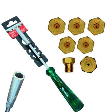 Imagem de Kit de Conversão para Fogão Electrolux FE5DC Gás GLP + Chave - Service
