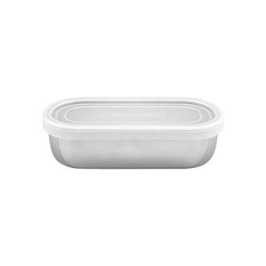 Imagem de Pote Para Alimentos Tramontina Freezinox Em Aço Inox Com Tampa Plástic