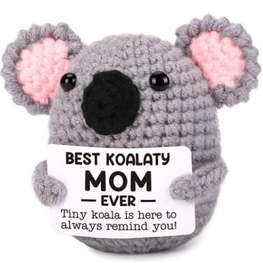 Imagem de Boneco de brinquedo NEVERNERVE feito à mão em crochê, coala, presente 