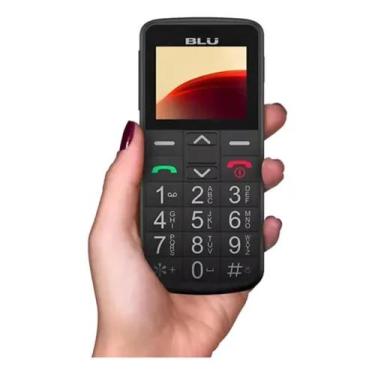 Imagem de Celular Blu Joy 4G  Fácil para Idosos com Tecla SOS e Números Grandes