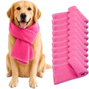 Imagem de 10x Manta Cobertor Para Cachorro Gato Soft Mantinha Macia Grande Pet -
