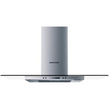 Imagem de Coifa Brastemp Timer 90 cm BAP90AR, Prata, 110V